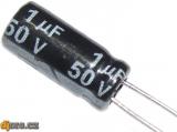 1u/50V 85°C 4×7×2mm, elektrolytický kondenzátor radiální *