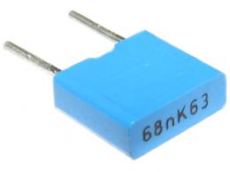 68n/63V TC350 - svitkový kondenzátor radiální