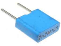 2n2/100V TC351 - svitkový kondenzátor radiální